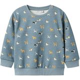 Name It Sweatshirt - NmmBlaffend - Spring Meer/Melange - Name It - 3 jaar (98) - Sweatshirt