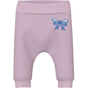 Name It Joggingbroek - NbfVrillie - Winsome Orchid/Bow - Name It - 1 jaar (80) - Joggingbroek