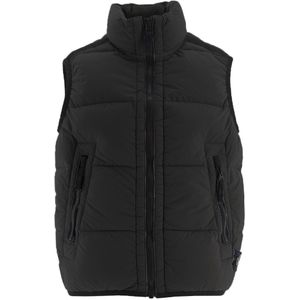 Stone Island Donsvest - Zwart - Stone Island - 12 jaar (152) - Vest