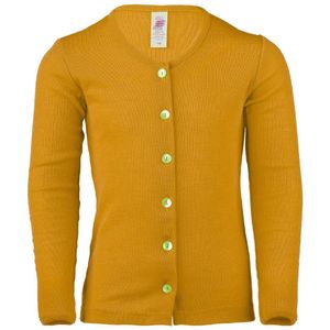 Engel Cardigan - Wol/Zijde - Safraan - Engel - 12 jaar (152) - Cardigan