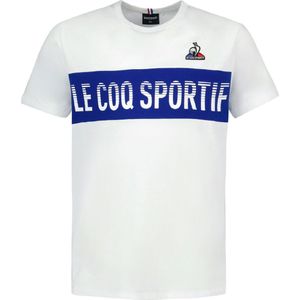 Le Coq Sportif T-Shirt - BBT Tee - Wit - Le Coq Sportif - 8 jaar (128) - T-Shirt