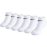 Nike Sokken - Geen show - 6-pack - Wit - Nike - 27/35 - Sokken