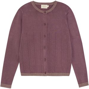 Creamie Cardigan - Pointelle - Vuursteen - Creamie - 11 jaar (146) - Cardigan