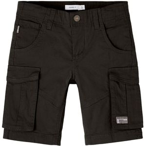 Name It Shorts - NkmRyan - Zwart - Name It - 6 jaar (116) - Shorts