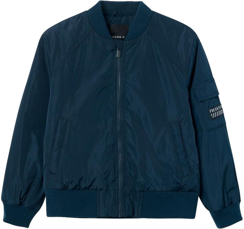 Name It Bomber Jack - NkmMaca - Dark Sapphire - Name It - 9 jaar (134) - Zomerjas