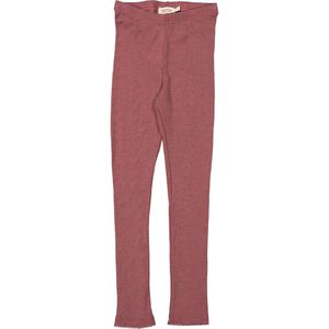 MarMar Leggings - Wol - Berry Mengsel m. Pointelle - MarMar - 1 jaar (80) - Leggings - Wol