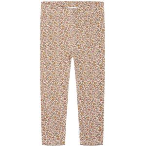 Hust and Claire Leggings - Wafel - Lamia - Havermelk m. Bloemen - Hust and Claire - 8 jaar (128) - Leggings