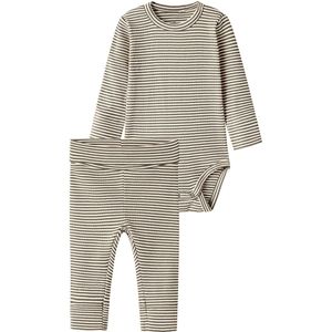 Name It Set - Romper l/s/Leggings - Rib - NbnBerro - Bungee Koor - Name It - 56 - Romper L/S