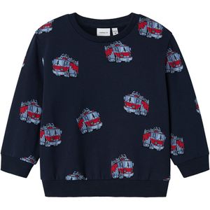 Name It Sweatshirt - NmmObil - Dark Sapphire - Name It - 2 jaar (92) - Sweatshirt