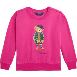 Polo Ralph Lauren Sweatshirt - Roze m. Knuffel - Polo Ralph Lauren - 2 jaar (92) - Sweatshirt