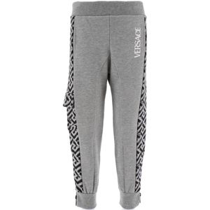 Versace Joggingbroek - Grijs Gevlekt/Zwart - Versace - 6 jaar (116) - Joggingbroek