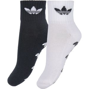 adidas Originals Sokken m. Anti-Slip - 2-pack - Zwart/Wit - adidas Originals - 28/30 - Sokken