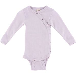 Engel Wikkelromper L/æ - Wol/Zijde - Magnolia - Engel - 74/80 - Romper L/S