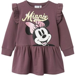 Name It Sweatjurk - NmFDede - Minnie Mouse - Arctic Schemering - Name It - 3 jaar (98) - Jurk