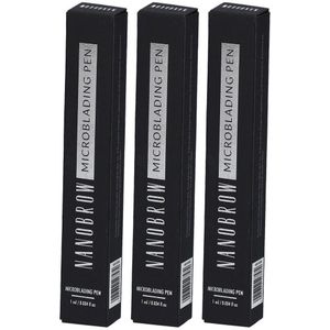 NANOBROW Microblading-Pen Asblond 3x1 Stiften