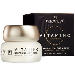 Pure Mineral - Verstevigende Nachtcrème Vitamine C 50