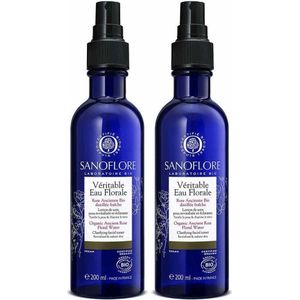Sanoflore Véritable Eau Florale Organic Ancienne Rose Floral Water 2x200 Spray