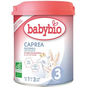 Babybio CAPREA 3 – Peutermelk op Basis van Biologische Geitenmelk Vanaf 10 Maanden 800 Poeder