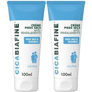 Cicabiafine Antiklovencrème voor Droge Voeten 2x100 Crème