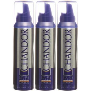 Chandor Colour Stylingmousse Natuurlijk Bruin 3x150 Schuim