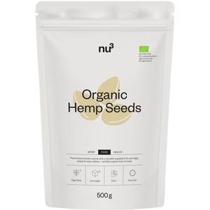 nu3 Organic Hemp Seeds 500 Kruiden