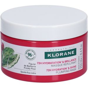 Klorane 72H Hydratatie & Glans Opvullend Masker met Cactusvijg 250