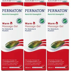 PERNATON Grünlippmuschel Gel Warm 125 ml 3x125