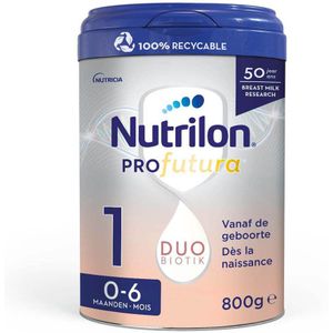 Nutrilon Profutura 1 Duobiotik Zuigelingenmelk Vanaf de geboorte 0 à 6 maanden 800 Poeder