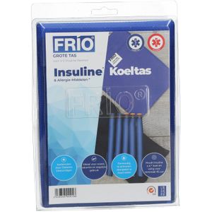 Frio Groot diabetes koeltas (Blauw) -  voor insuline/medicijnen koeling op reis