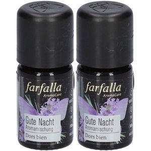 FARFALLA Aromatisch mengsel Goodnight Lavender 2x5 Etherische olie