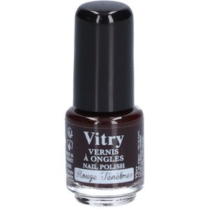 Vitry Mini Nagellak Donkerrood 4 nieuw