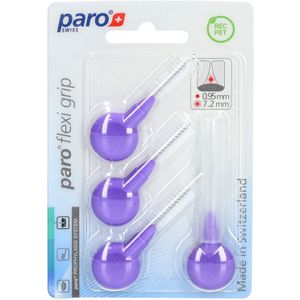 paro® Flexi Grip Tandenborstels 7,2 mm Paars 4 Borstel