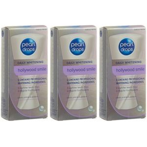 PEARL DROPS Hollywood Smile 50 ml x3 3x50 Tandpasta