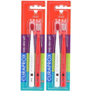 CURAPROX Kids 2 ultrazachte tandenborstels 2x1 Tandenborstel