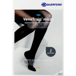 Bauerfeind® VenoTrain® Micro Ag C1 Plus Long Kant Gesloten Teen Caramel Small 1