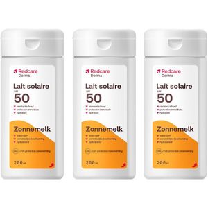 Redcare Zonnecrème SPF50 3x200
