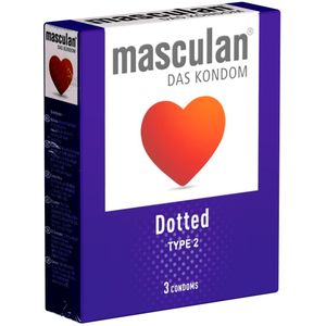 Masculan *Typ 2* (dotted) 3 Condooms
