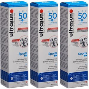 Ultrasun Sport Gel SPF 50 3x200