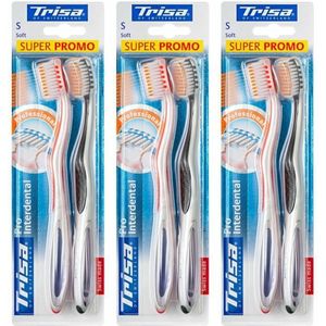 TRISA Pro Interdentale Tandenborstels Soft 3x1 Tandenborstel