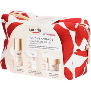 Eucerin Hyaluron-Filler + Elasticity Geschenkset Anti-Age & Elasticiteit Routine 1 Set