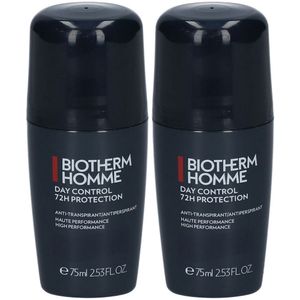 BIOTHERM HOMME DAY CONTROL Déodorant 72 H Roll-On 2x75 Roller