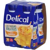 Delical Fruitdrink Sinaasappel 4x200 Vloeistof