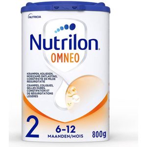 Nutrilon Omneo 2 Krampen, kolieken, moeizame ontlasting en constipatie Baby 6-12 maanden Flesvoeding 800g 800 Poeder