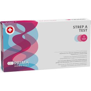 PRIMA Streptokokken sneltest Strep A test met keelswab - thuistest 2