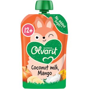 Olvarit | Knijpzakje Babyvoeding Vanaf Dès 12 Maanden Mango Kokos Smoothie 100