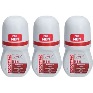 Borotalco Amber roll-on deodorant 3x50 Roller
