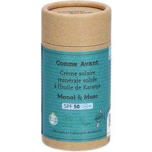 Comme Avant Minerale Vaste Zonnecrème met Karanjaolie SPF 50 Monoï & Muskus 80 Crème