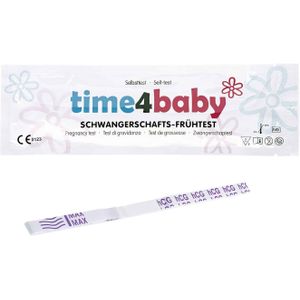 time4baby hypersensitieve vroege zwangerschapstest 10 miu/ml 50