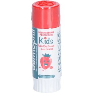 Dermophil Kids Hydraterende Stick Aardbei 4 Lippenbescherming