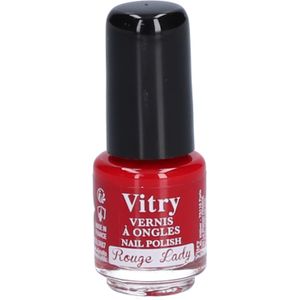 Vitry Mini Nagellak Lady Red 4 nieuw